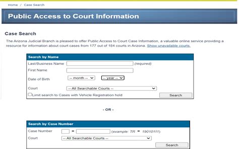 www.phoenixcourt.gov|Public Access Case Lookup .